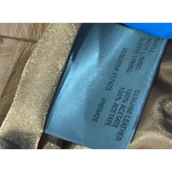 Vtg Wilsons Leather Beaded Paisley Blazer Leather Jacket | Boho Coastal Cowgirl - Picture 13 of 14